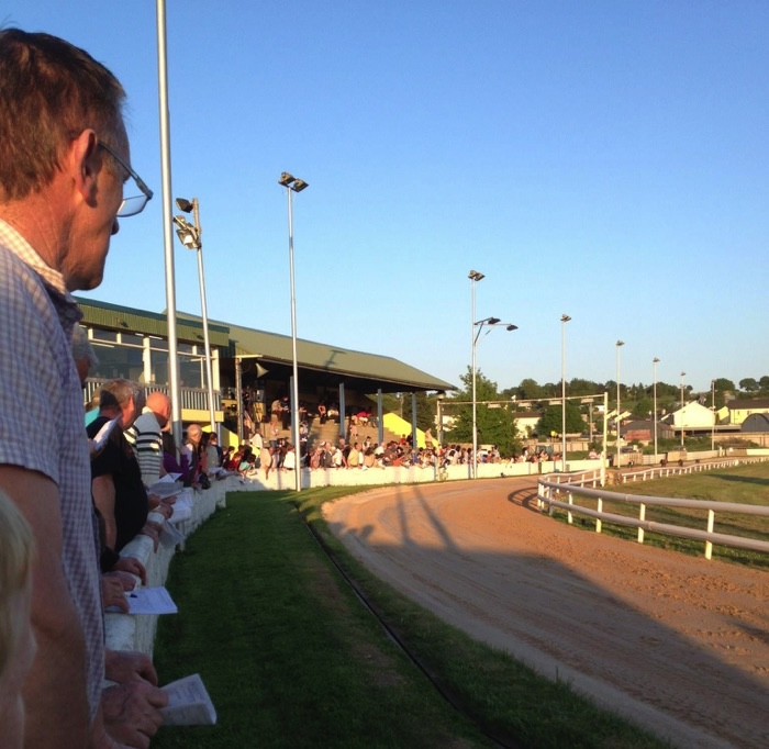 Longford Greyhound Stadium onlookers