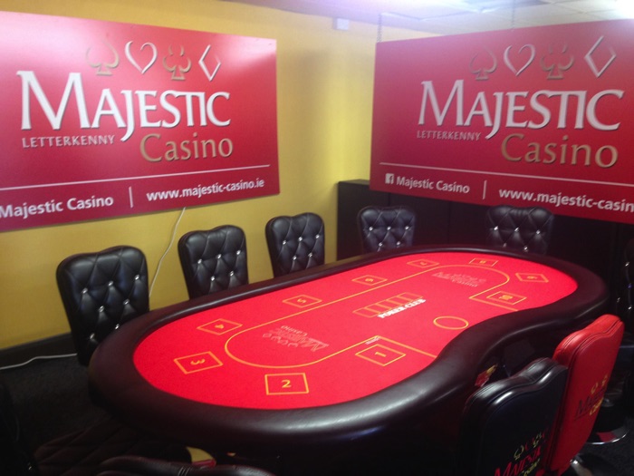 Majestic Casino Letterkenny table