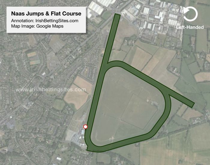 Naas Jumps & Flat Racecourse Map