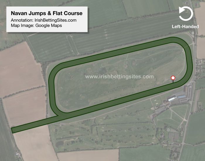 Navan Jumps & Flat Racecourse Map