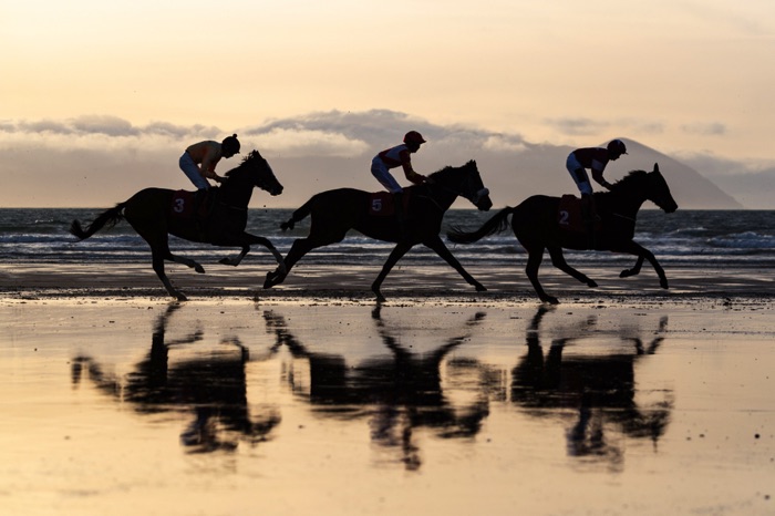 Racing on Ireland's coast