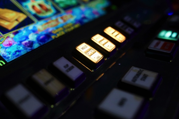 Slot buttons up-close