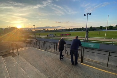 Looking onto Thurles dog track